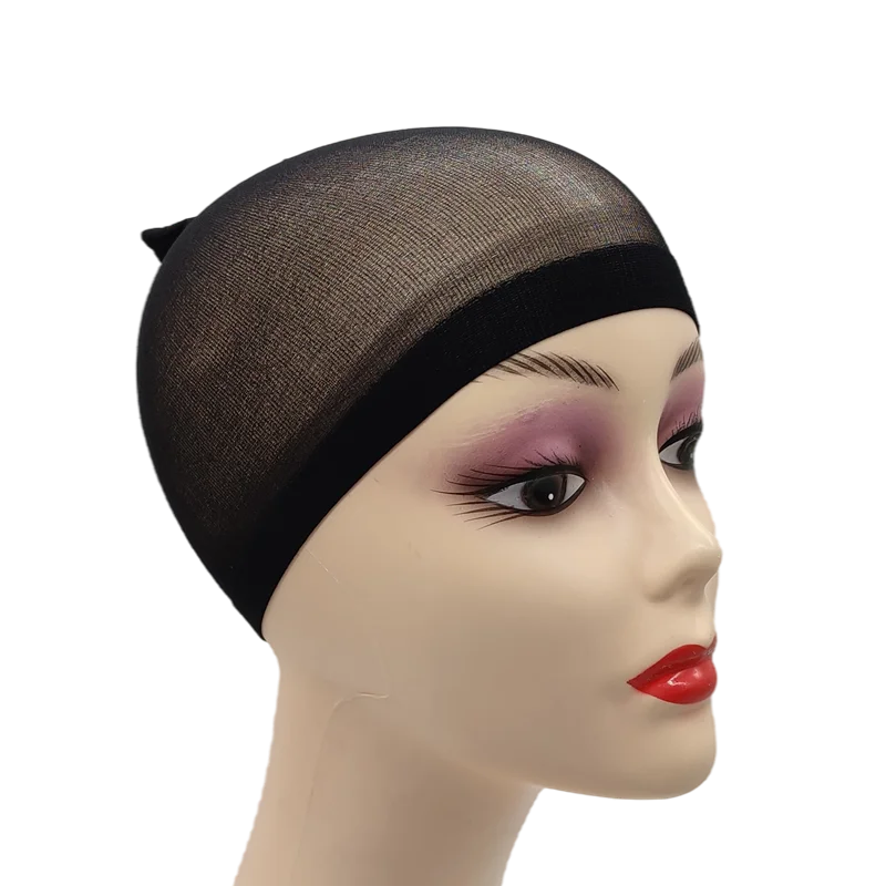 Ultra-Thin Breathable Nylon Wig Caps with Wide Elastic Band