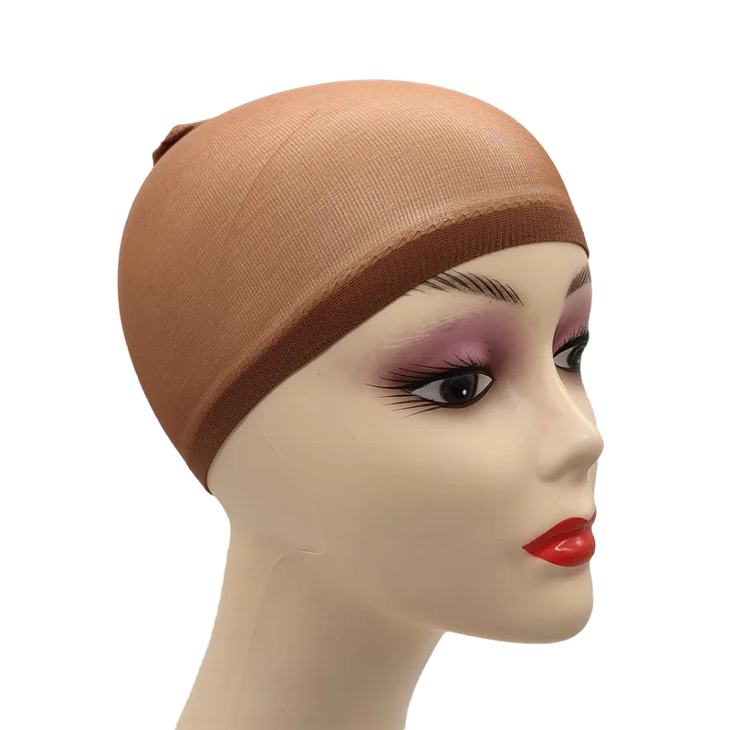 Ultra-Thin Breathable Nylon Wig Caps with Wide Elastic Band