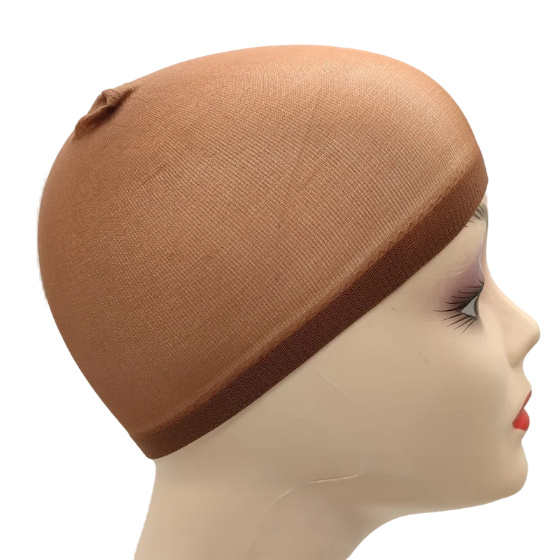 Ultra-Thin Breathable Nylon Wig Caps with Wide Elastic Band