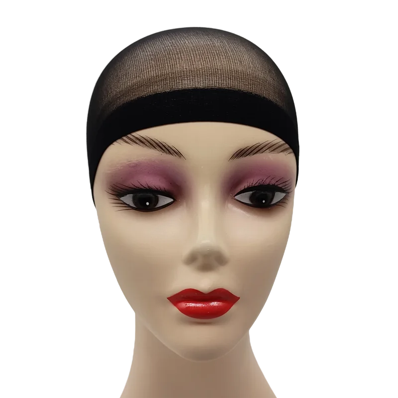 Ultra-Thin Breathable Nylon Wig Caps with Wide Elastic Band