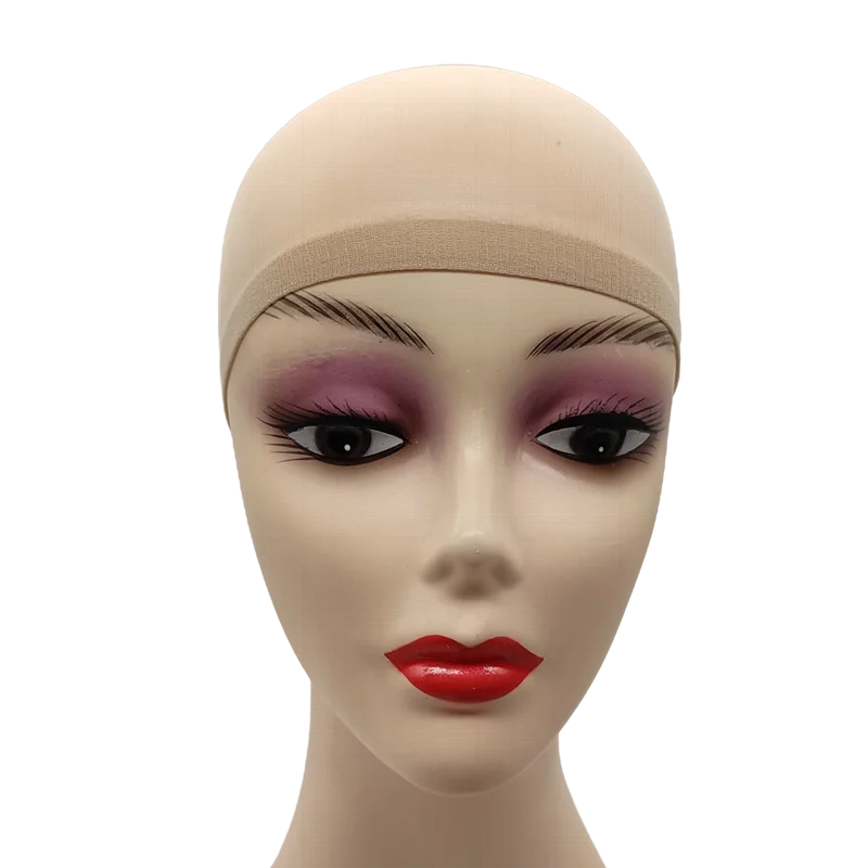 Ultra-Thin Breathable Nylon Wig Caps with Wide Elastic Band