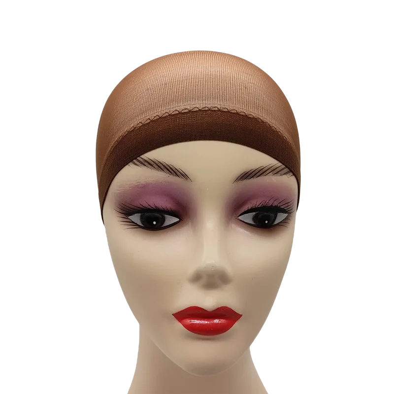 Ultra-Thin Breathable Nylon Wig Caps with Wide Elastic Band