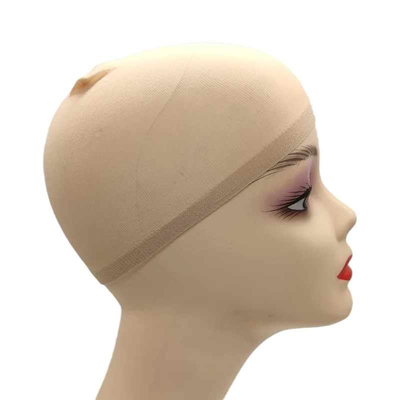 Ultra-Thin Breathable Nylon Wig Caps with Wide Elastic Band