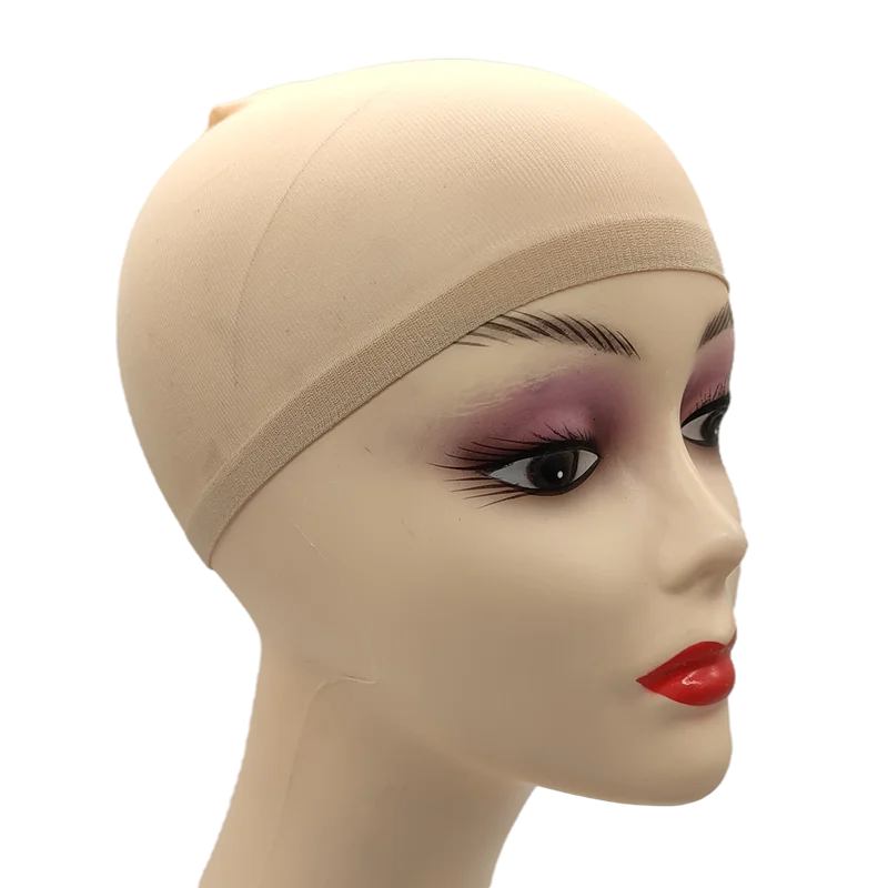 Ultra-Thin Breathable Nylon Wig Caps with Wide Elastic Band