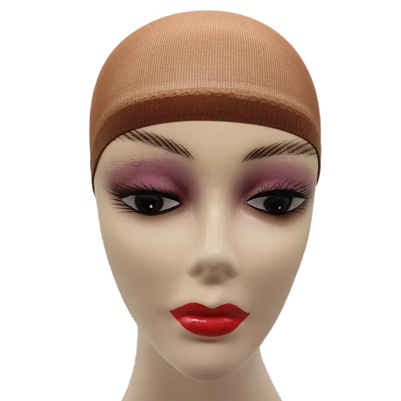 Ultra-Thin Breathable Nylon Wig Caps with Wide Elastic Band