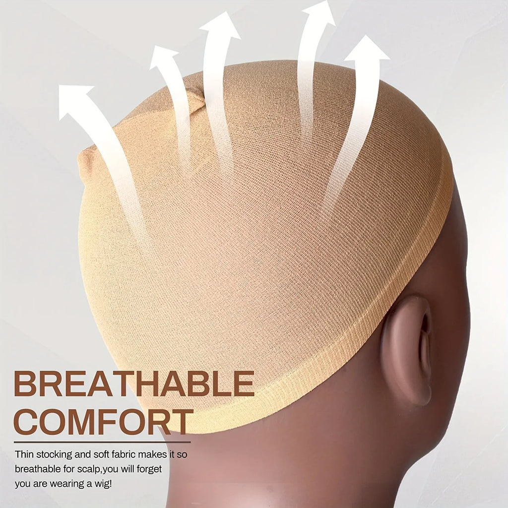 Breathable Stretch Mesh Wig Caps for Wig Making – Multipack