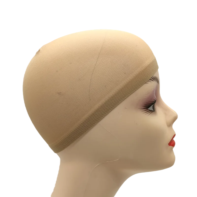 Ultra-Thin Breathable Nylon Wig Caps with Wide Elastic Band