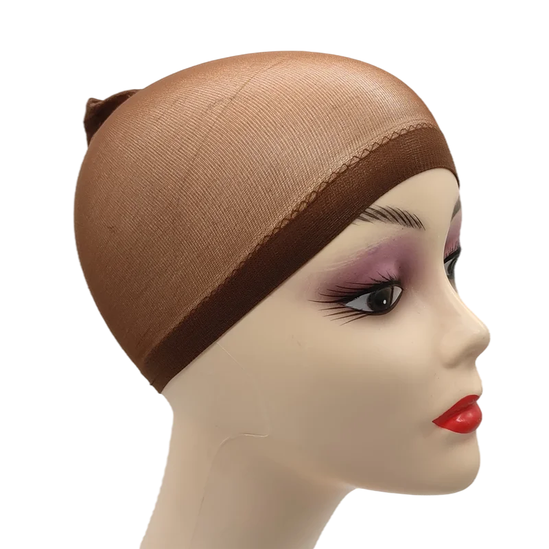 Ultra-Thin Breathable Nylon Wig Caps with Wide Elastic Band