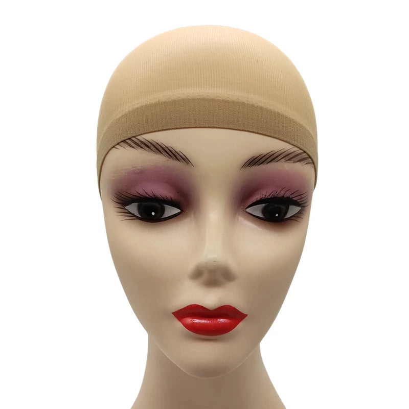 Ultra-Thin Breathable Nylon Wig Caps with Wide Elastic Band