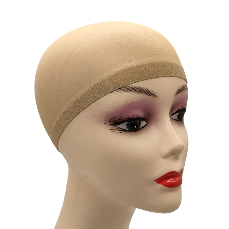 Ultra-Thin Breathable Nylon Wig Caps with Wide Elastic Band