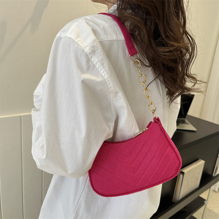 The Blossom Felt Crossbody Bag